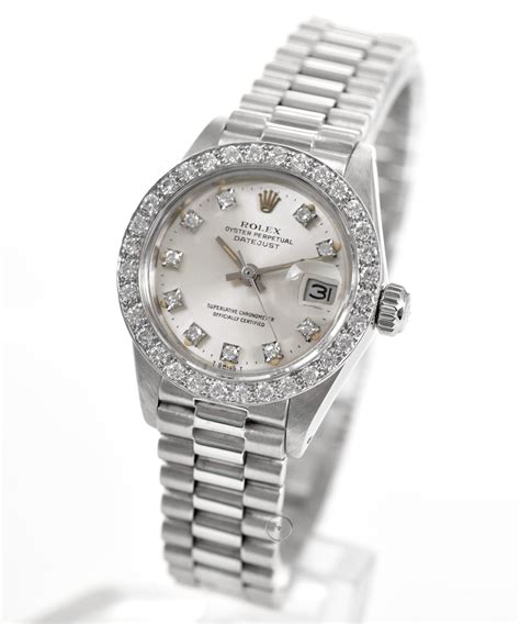 rolex weißgold damen|Rolex lady datejust weißgold.